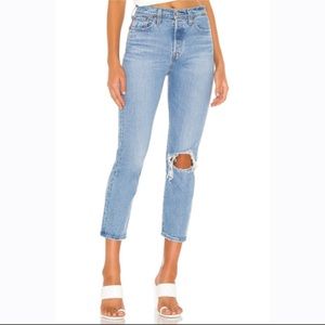 Levi's wedgie high rise straight leg jeans NWT